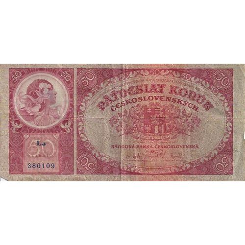 Billet De 50 Pätdesiat Korun