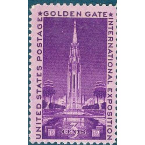 Usa 1939 - Golden Gate International Exposition - 3c - Scott 852 - Neuf ** (Sans Charnière)