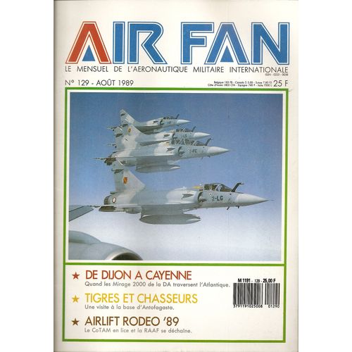 Air Fan  N°129 - Août 1989