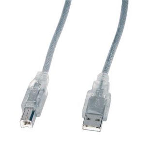 ConnectLand USB-AB-1.8M  - Câble USB A mâle (PC ) vers USB B mâle ( imprimante ou hub ) - 1.80 m