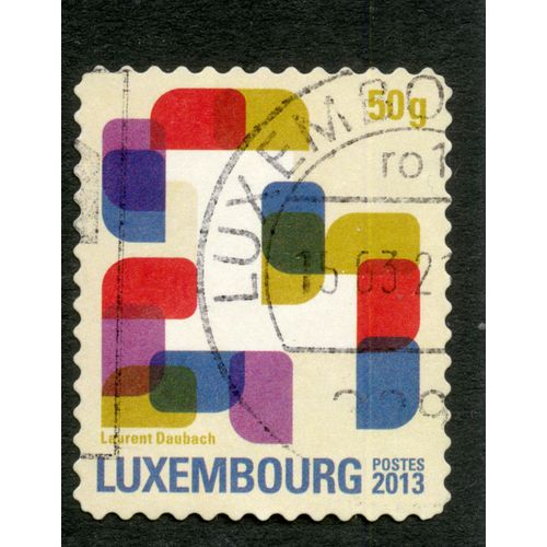 Timbre Oblitéré Luxembourg, Laurent Daubach, Postes 2013, 50g