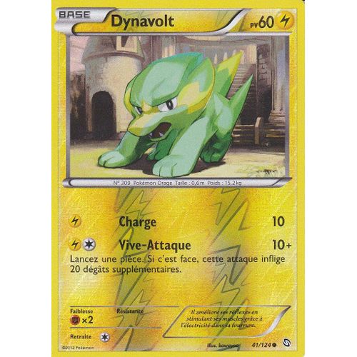 Carte Pokemon - Dynavolt - 41/124 - Reverse - Dragons Exaltes -