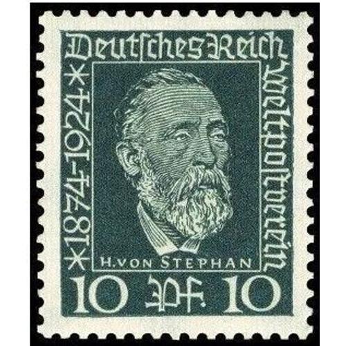 Allemagne, Rép. De Weimar 1924, Très Beau Timbre Neuf** Luxe Yvert 359 - Heinrich Von Stephan, Directeur Des Postes.