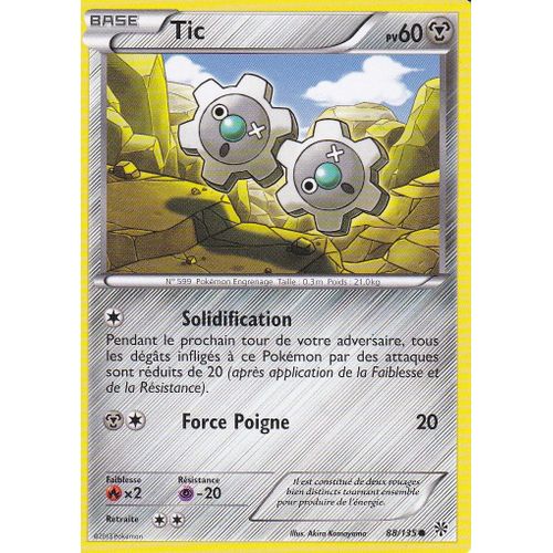 Carte Pokemon - Tic - 88/135 - Tempete Plasma -