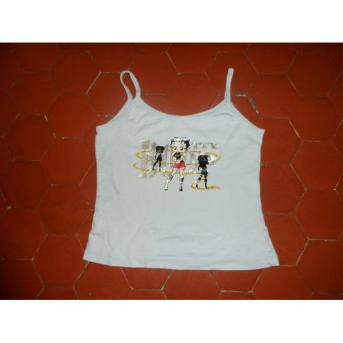 Caraco Jersey Coton Bleu Betty Boop