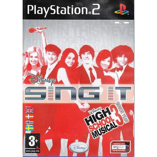 Disney Sing It High School Musical 3 Senior Year Ps2