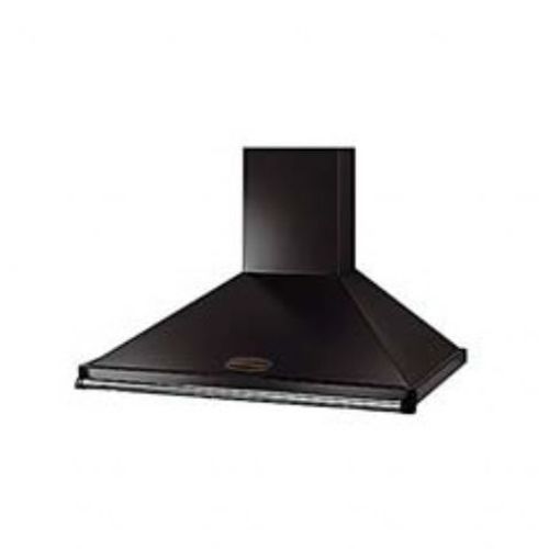 Falcon FALHDC90BC - Hotte - hotte décorative - largeur : 89.8 cm - profondeur : 49 cm - evacuation & recyclage - noir