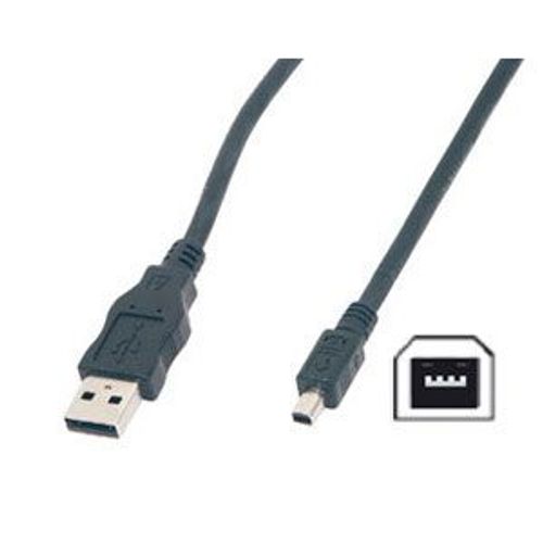 Connectland CABLE 2M USB A MALE B MINI MALE 4P