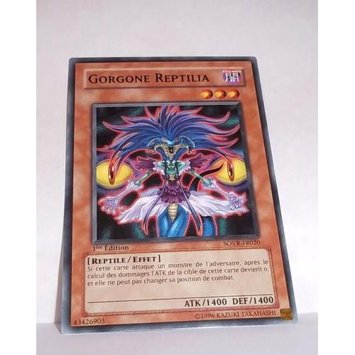 Carte Yu-Gi-Oh! - Gorgone Reptilia [Sovr-Fr020].1 Ere Édition