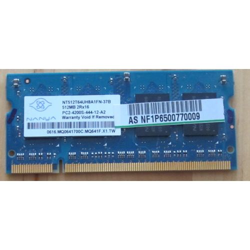 Nanya - Mémoire - 512 Mo - DDR2 - PC2-4200S - SO DIMM 200 broches