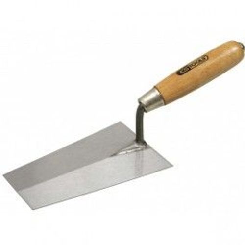 Truelle carrée -  lame acier - manche bois - 240 mm -
