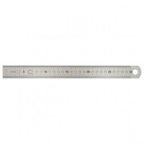 Reglet semi rigide L.500 x l.30 x ép.0.8mm - graduation profonde recto/verso -