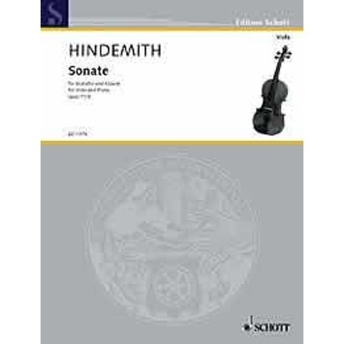Hindemith : Sonate En Fa Op. 11 N°4