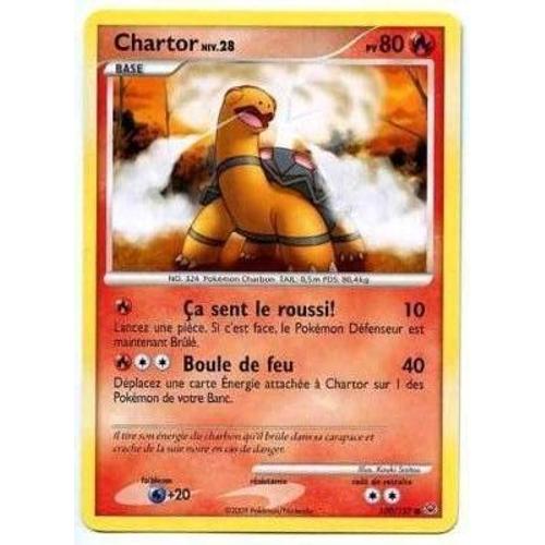 Chartor - Niv.28 - Pv 80 - Pokemon Platine