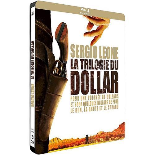 Sergio Leone : La Trilogie Du Dollar : Pour Une Poignée De Dollars + Et Pour Quelques Dollars De Plus + Le Bon, La Brute Et Le Truand - Édition Steelbook Limitée - Blu-Ray