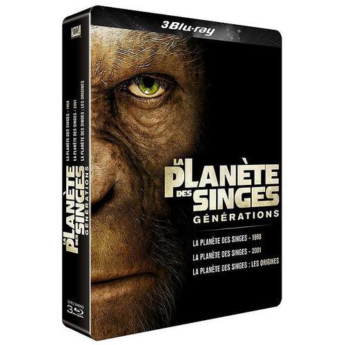 La Planète Des Singes : Les Versions 1968, 2001 Et 2011 - Édition Steelbook Limitée - Blu-Ray