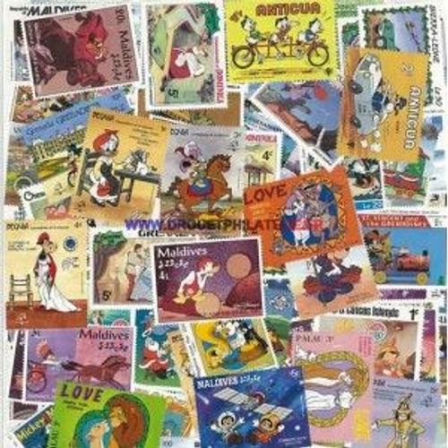 Walt Disney 400 Timbres Differents Du Monde Entier