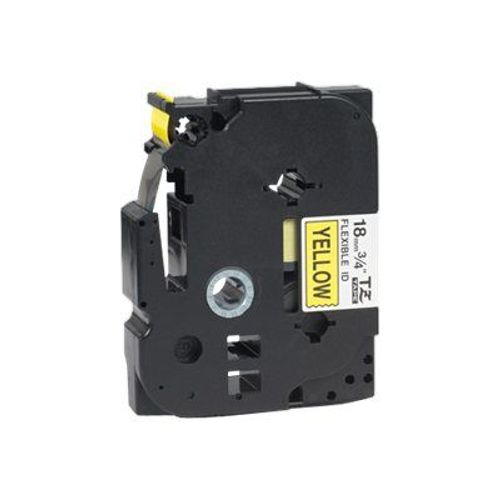 Brother TZFX641 - Noir sur jaune - Rouleau (1,8 cm) bande imprimante - pour P-Touch PT-1400, 1650, 18, 1830, 2420, 2430, 340, 9200, PT-Hello Kitty