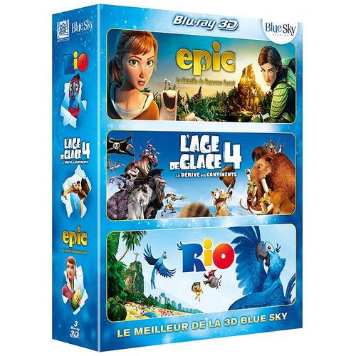 Meilleur De La 3d Blue Sky : Epic + L'age De Glace 4 + Rio - Pack