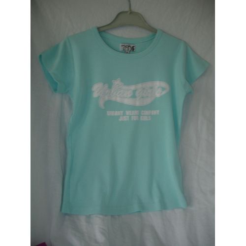 T-Shirt Bleu Ciel "Caprice De Fille" 14 Ans