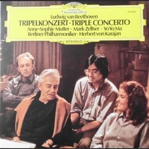 H.V. Karajan - L.V.Beethoven , Triple Concerto ( Mutter / Zeltser )