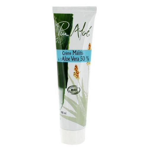 Puraloé Crème Mains Bio Pur Aloe À L'aloé Vera  100 Ml 