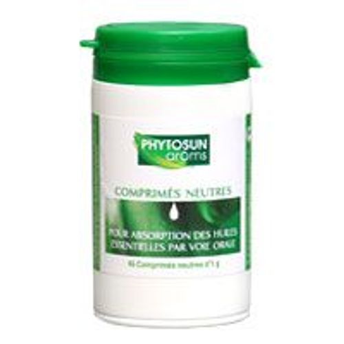Phytosun Arôms Comprimés Neutres "Absorption Huiles Essentielles"  -  45 Comprimés 