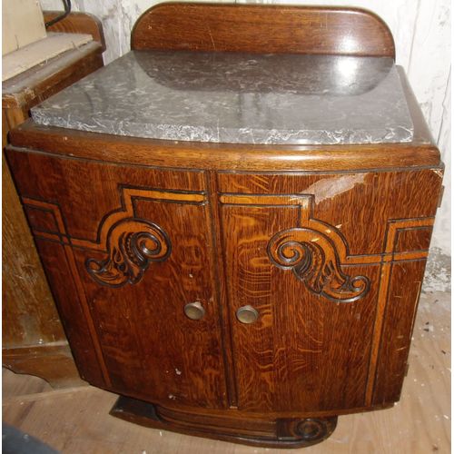 Table De Chevet Table De Nuit Dessus Marbre 1930 1950