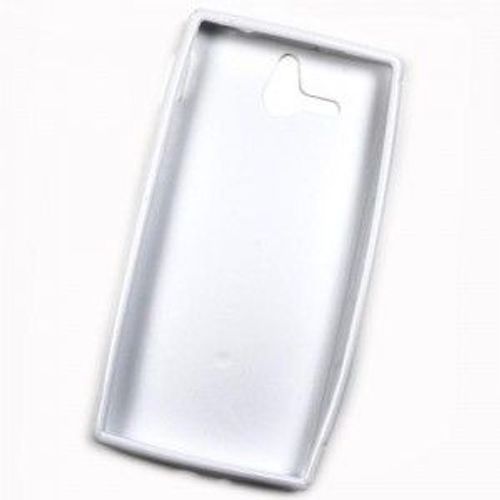 Coque Arrière Minigel Blanche Pour Sony Xperia U