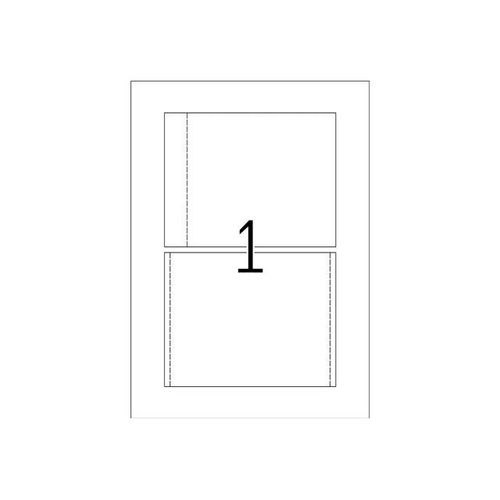 HERMA Special - Insert pour boîtier CD - blanc - 151 x 118 mm - 25 unités ( 25 feuille(s) x 1 )