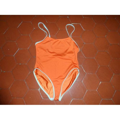 Maillot De Bain 1 Pièce Orange Textiles Vertrauen