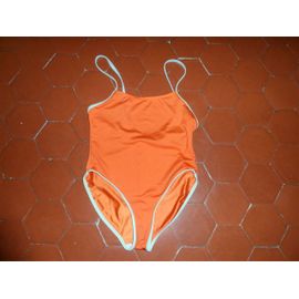 Maillot De Bain 1 Pièce Orange Textiles Vertrauen
