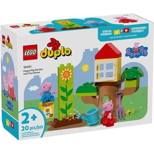 LEGO DUPLO - Le jardin et la cabane dans l'arbre de Peppa Pig - 10431