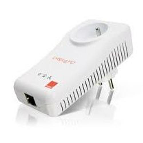 Orange LIVEPLUG HD+ - Adaptateur CPL 200Mbps avec prise 220 V