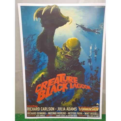 Creature Black Lagon - Film - Affiche Poster