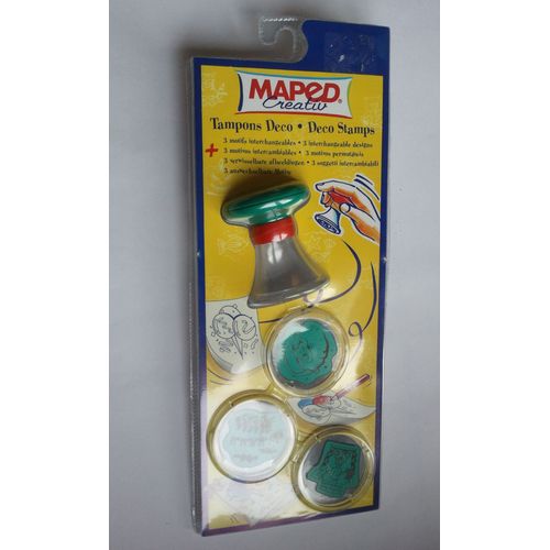 Tampons Encreurs Maped 3 Motifs Interchangeables Special Noel