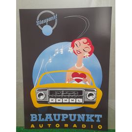 Blaupunkt - Autoradio Automobile - Affiche Poster