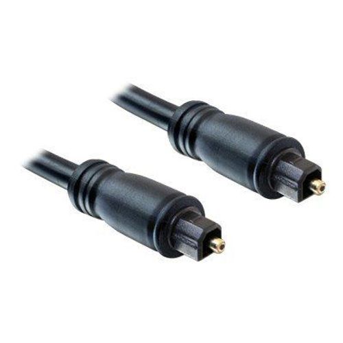 Delock - Câble audio numérique (optique) - TOSLINK mâle pour TOSLINK mâle - 1 m - noir