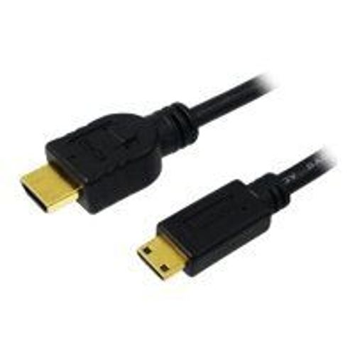 LogiLink High Speed with Ethernet - Câble HDMI avec Ethernet - HDMI mâle pour 19 pin mini HDMI Type C mâle - 1.5 m - noir