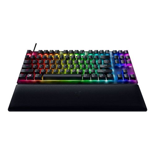 Razer Huntsman V2 TKL - Clavier - rétro-éclairé - USB-C - Français - commutateur : Razer Linear Optical Red Gen-2