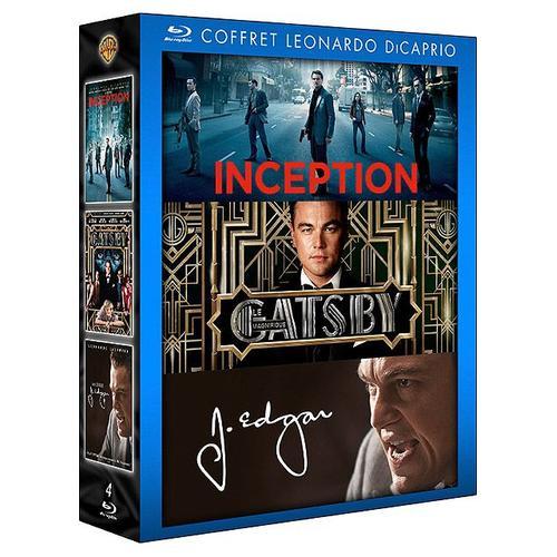 Coffret Leonardo Dicaprio : Inception + Gatsby Le Magnifique + J. Edgar - Blu-Ray