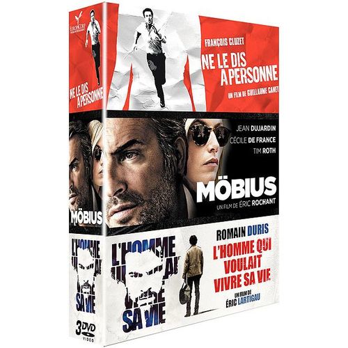 Thrillers Français : Ne Le Dis À Personne + Möbius + L'homme Qui Voulait Vivre Sa Vie - Pack