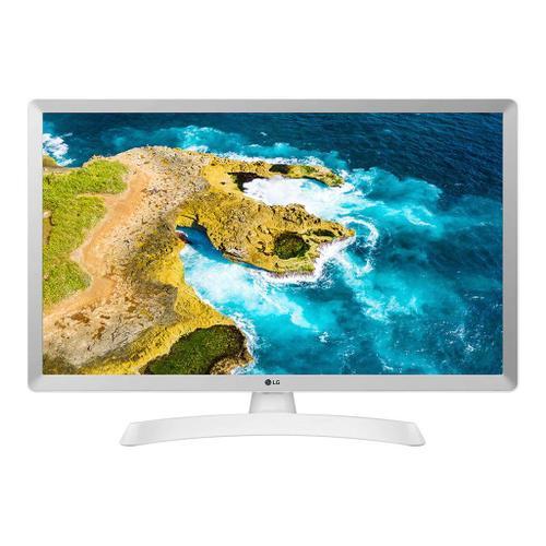 LG 28TQ515S-WZ - TQ515S Series - écran LED avec tuner TV - Intelligent - 28" (27.5" visualisable) - 1366 x 768 HD @ 60 Hz - 250 cd/m² - 1200:1 - 8 ms - 2xHDMI - haut-parleurs - blanc