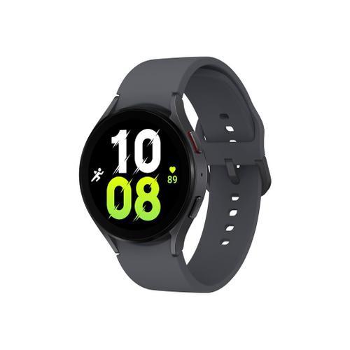 Samsung Galaxy Watch5 - 44 Mm - Graphite - Montre Intelligente Avec Bracelet Sport - Affichage 1.4" - 16 Go - Nfc, Wi-Fi, Bluetooth - 33.5 G