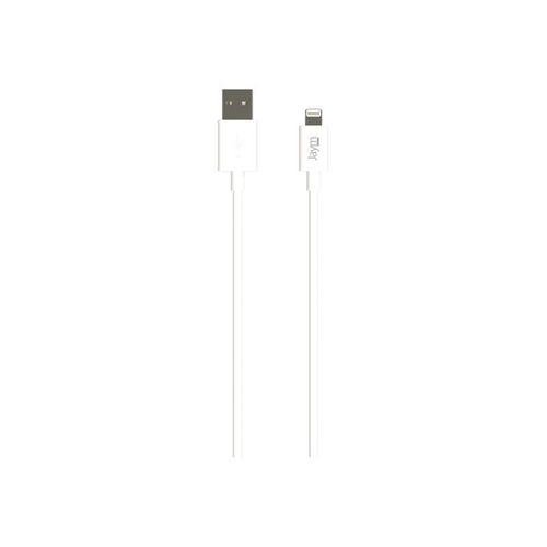 JAYM - Câble Lightning - USB mâle pour Lightning mâle - 2 m - blanc