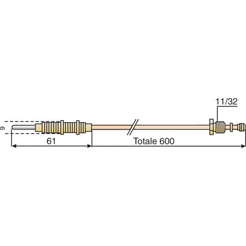 Thermocouple VIESSMANN - DIFF pour Viessmann : 7815449