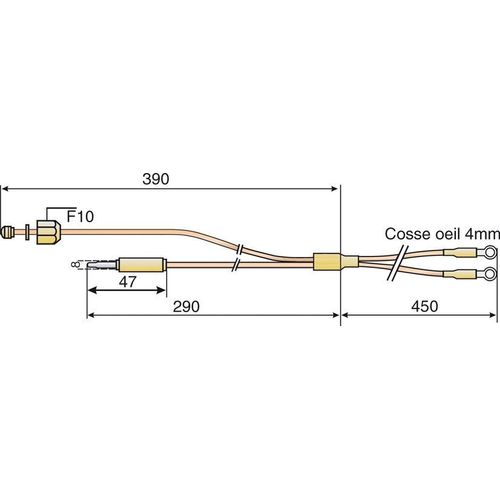 Thermocouple à dérivation - DIFF pour ELM Leblanc : 87167283630