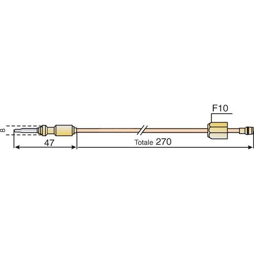 Thermocouple LM 9-26-34 - DIFF pour ELM Leblanc : 87167057510