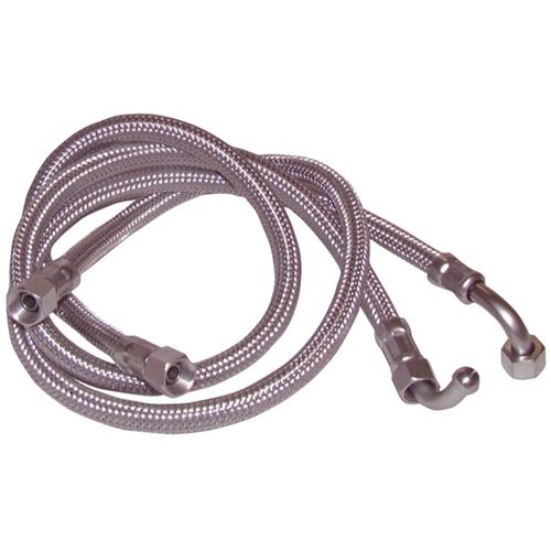 Flexible Fioul - F3/8 X F14/150 Coudé 90° (2 Pièces)