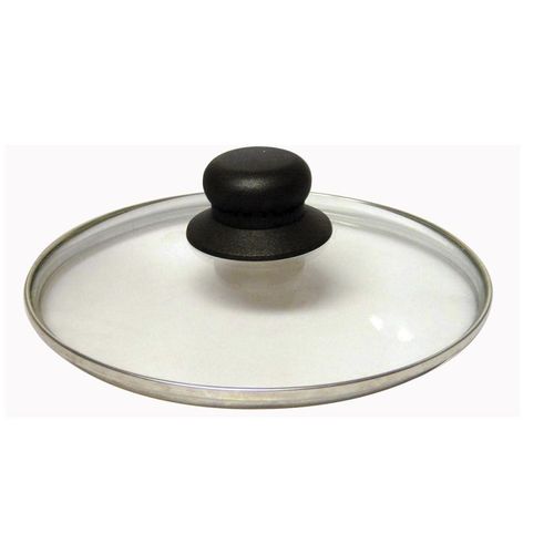 Couvercle 16 Cm Verre Pyrex Cercle Inox Bouton Backelite Special Trou Vapeur Dessus Casserole Marmite Cuisine Ustensile De Petite Cocotte Sauteuse Cooking Diametre 16 Cm Rond